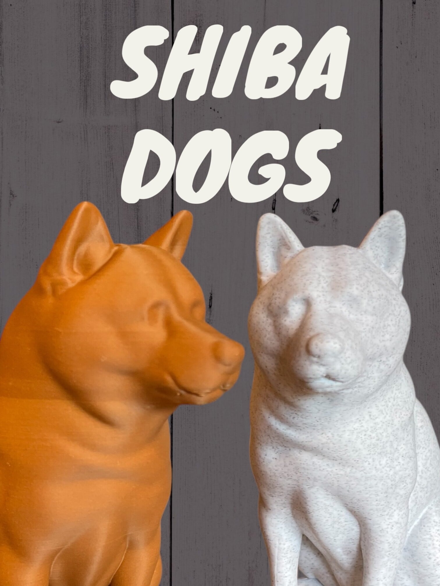【オブジェ】リアルな柴犬のアートオブジェ
