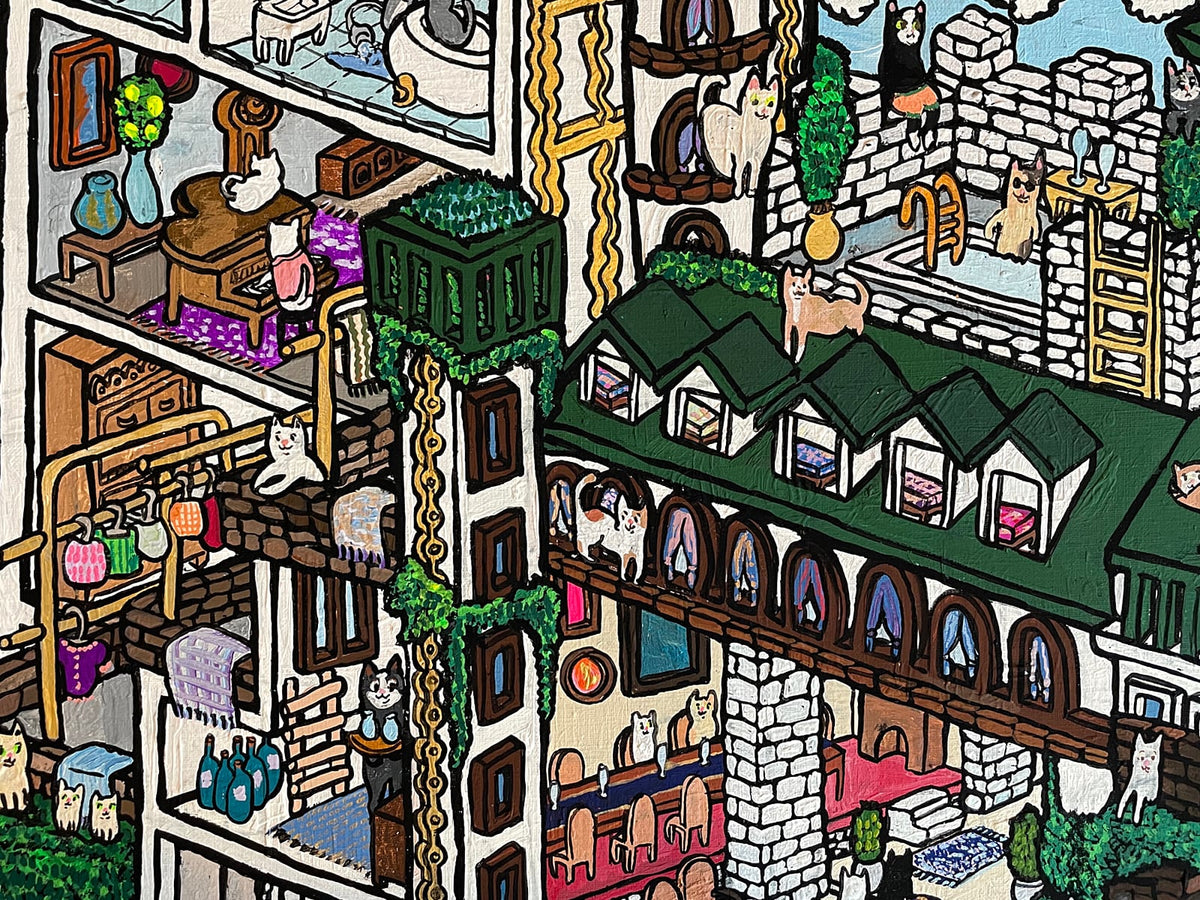 【原画：20号】cat tower